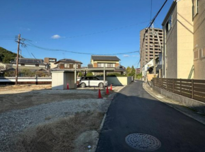 岡山市北区京山、土地の画像です