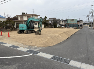 岡山市北区延友、土地の画像です