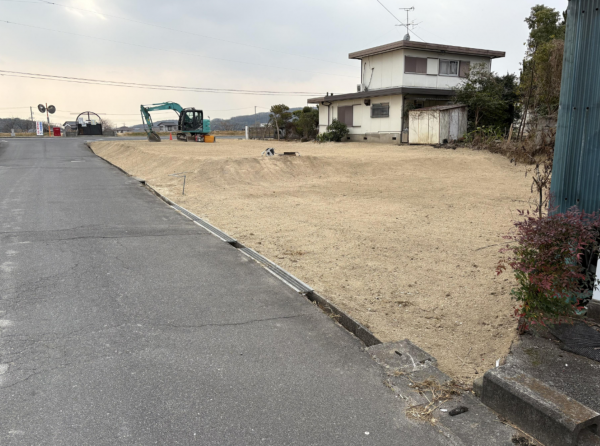岡山市北区延友、土地の画像です