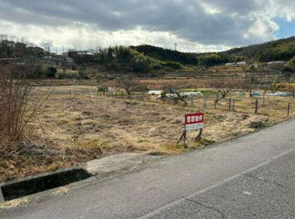 岡山市北区田益、土地の画像です