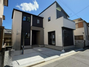 岡山市北区庭瀬、新築一戸建ての画像です