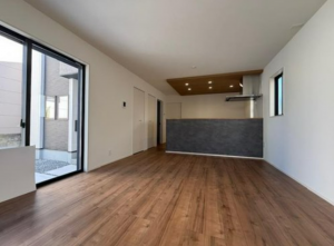 岡山市北区庭瀬、新築一戸建ての画像です