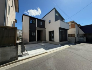 岡山市北区庭瀬、新築一戸建ての画像です