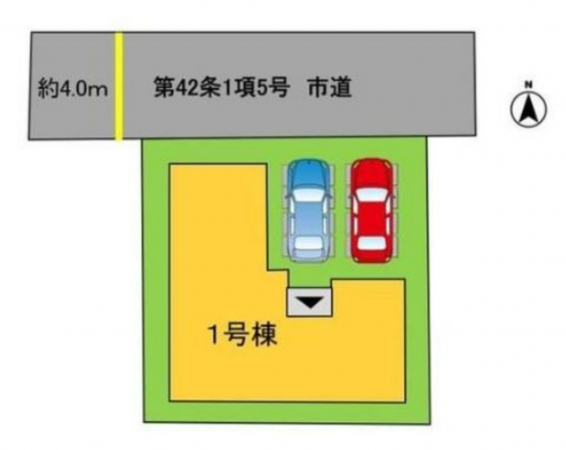 岡山市北区庭瀬、新築一戸建ての画像です