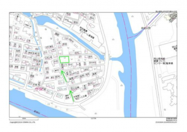 岡山市北区今保、土地の画像です