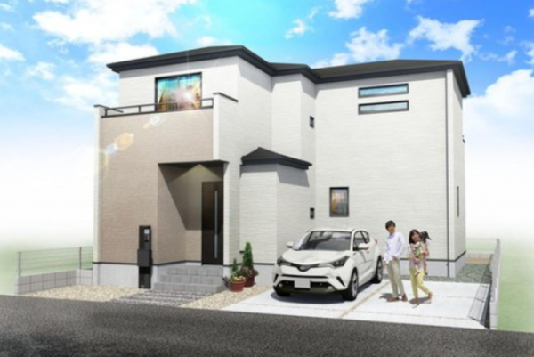 岡山市北区西辛川、新築一戸建ての画像です