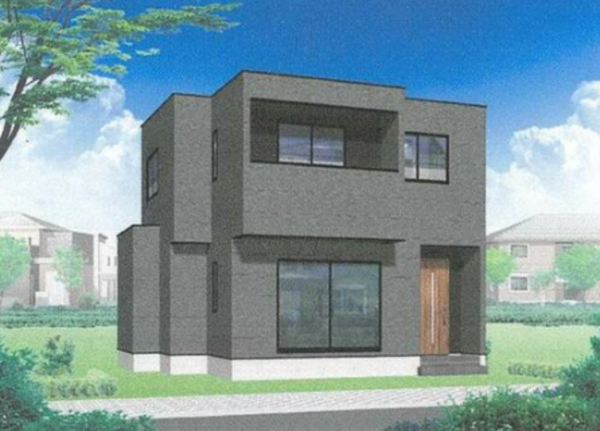 岡山市北区庭瀬、新築一戸建ての画像です