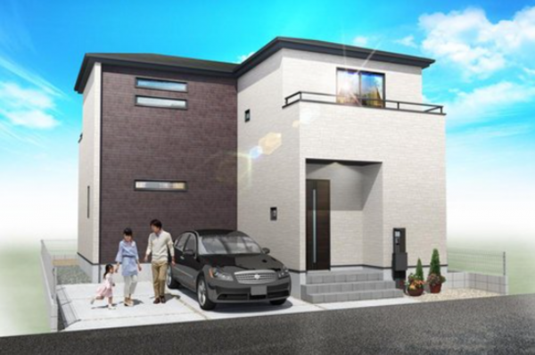 岡山市北区西辛川、新築一戸建ての画像です