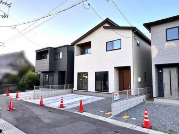岡山市北区庭瀬、新築一戸建ての画像です