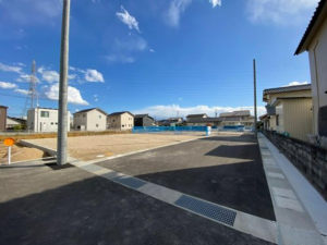 岡山市北区平野、土地の画像です