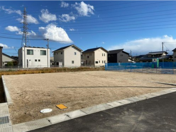 岡山市北区平野、土地の画像です