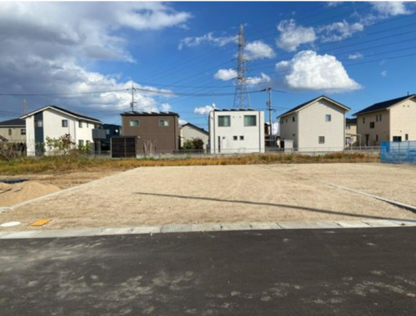 岡山市北区平野、土地の画像です