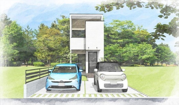 岡山市北区平田、新築一戸建ての画像です