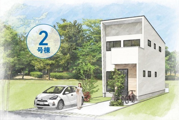 岡山市北区平田、新築一戸建ての画像です
