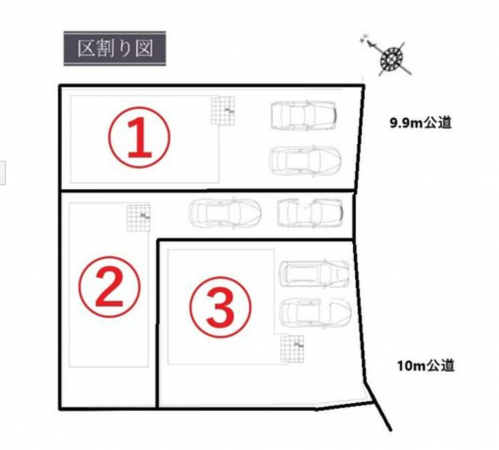 岡山市北区一宮、新築一戸建ての画像です