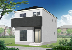 岡山市北区一宮、新築一戸建ての画像です