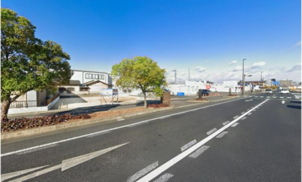 岡山市北区田中、土地の画像です