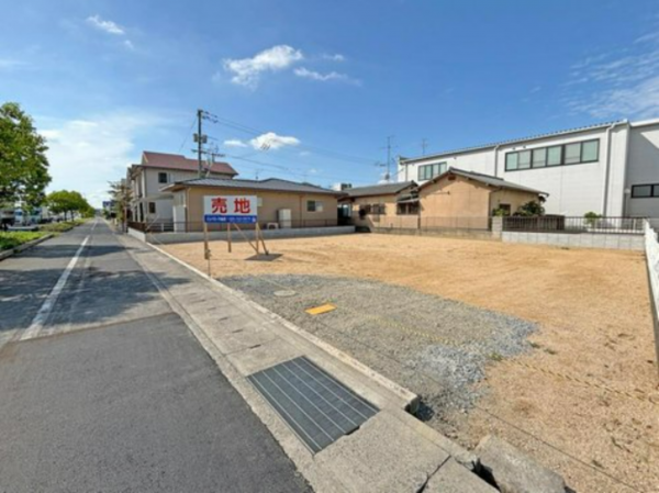 岡山市北区田中、土地の画像です