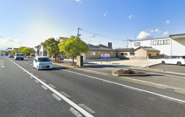 岡山市北区田中、土地の画像です