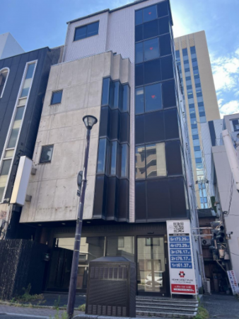 岡山市北区柳町、収益物件/店舗の間取り画像です