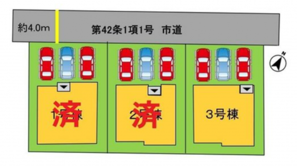 岡山市北区一宮、新築一戸建ての画像です