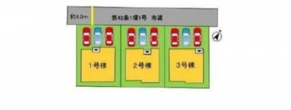 岡山市北区一宮、新築一戸建ての画像です