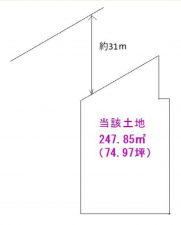 岡山市北区今、収益物件/住宅付店舗の間取り画像です
