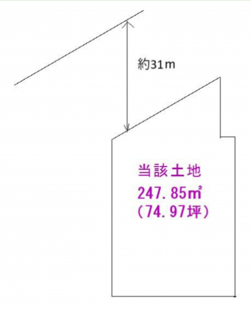 岡山市北区今、収益物件/住宅付店舗の間取り画像です