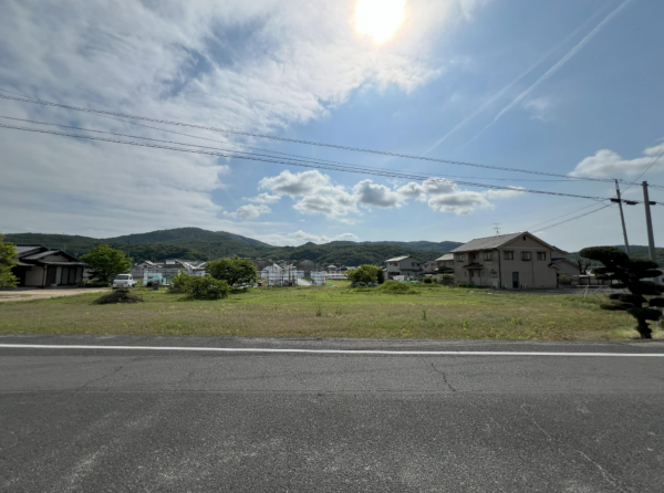 岡山市北区栢谷、土地の画像です