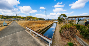岡山市北区大内田、土地の画像です