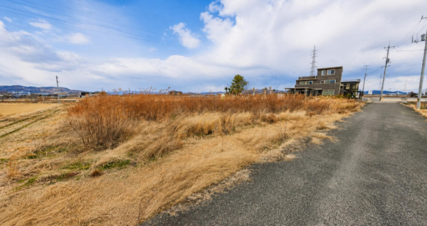 岡山市北区大内田、土地の画像です