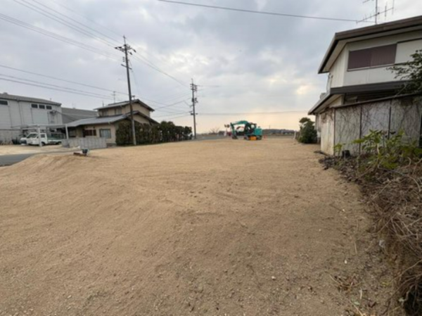 岡山市北区延友、土地の画像です