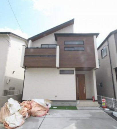 岡山市北区一宮、新築一戸建ての画像です