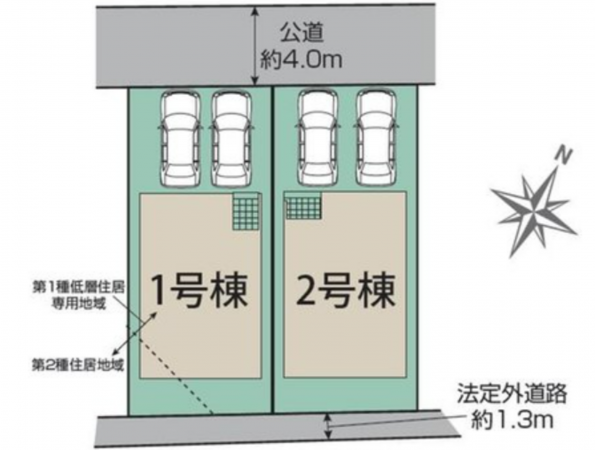 岡山市北区一宮、新築一戸建ての画像です