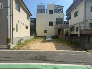 岡山市北区弓之町、土地の画像です