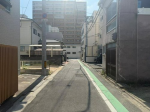 岡山市北区弓之町、土地の画像です