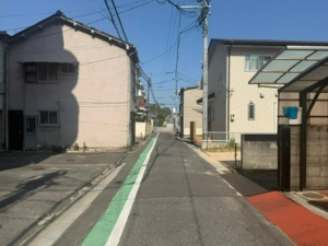 岡山市北区弓之町、土地の画像です