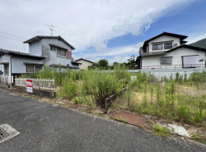 岡山市北区玉柏、土地の間取り画像です
