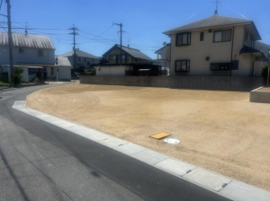岡山市北区門前、土地の画像です