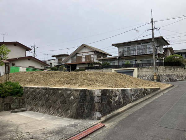 岡山市北区津高、土地の画像です