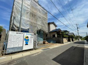岡山市北区庭瀬、新築一戸建ての画像です