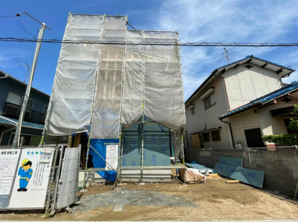 岡山市北区庭瀬、新築一戸建ての画像です
