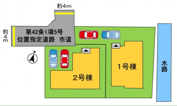 岡山市北区平野、新築一戸建ての画像です