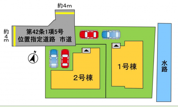 岡山市北区平野、新築一戸建ての画像です