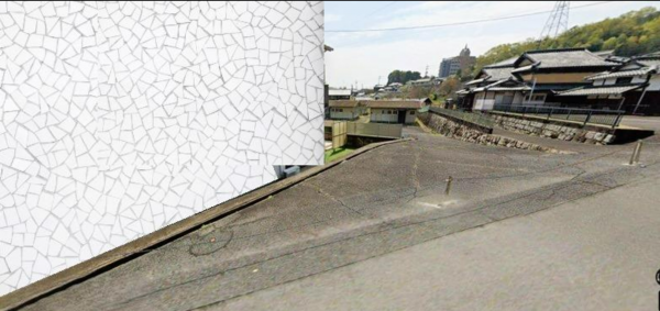 岡山市北区万成東町、土地の画像です