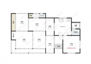 岡山市北区山上、中古一戸建ての画像です