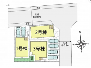 岡山市北区平田、新築一戸建ての画像です