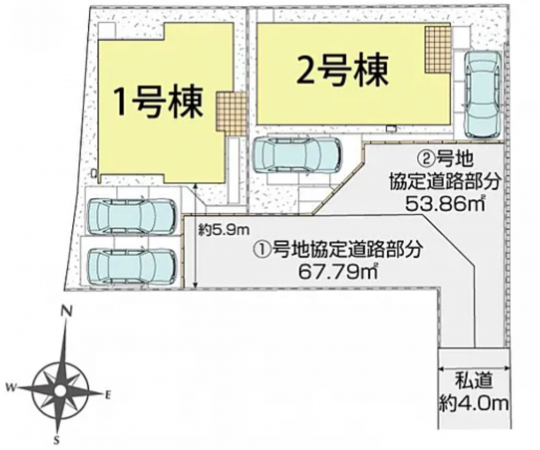 岡山市北区大安寺中町、新築一戸建ての画像です