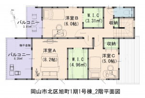 岡山市北区旭町、新築一戸建ての画像です