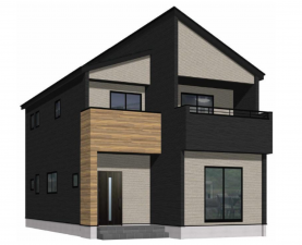 岡山市北区旭町、新築一戸建ての画像です